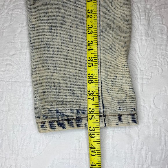 Vintage 80s Bonjour high rise acid wash jeans - Picture 6 of 10